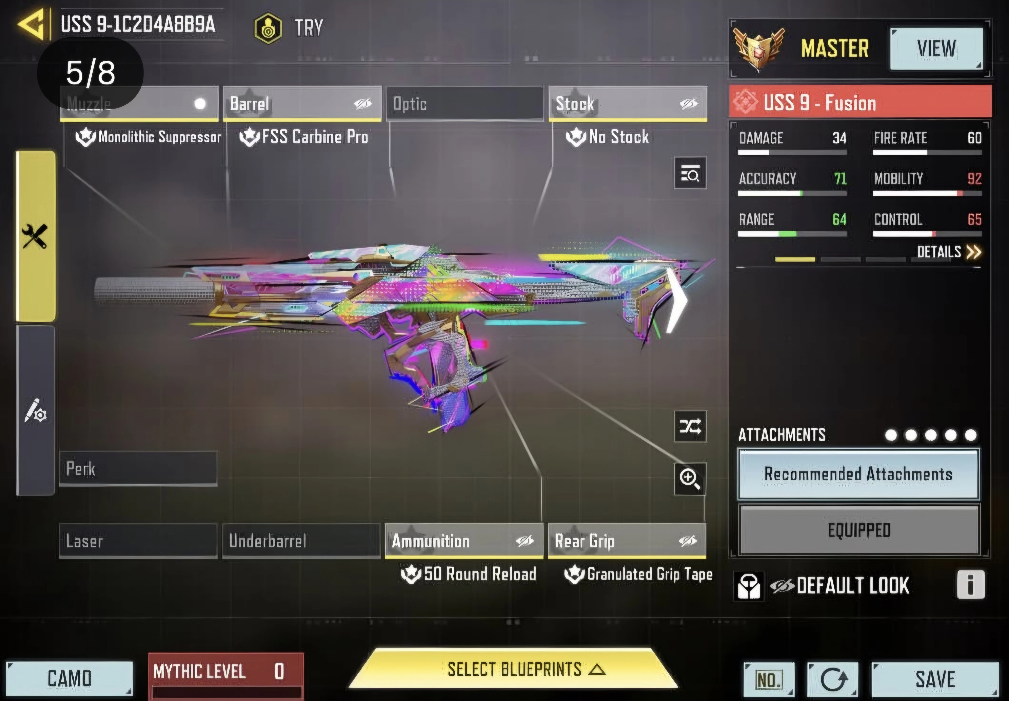 اتچمنت USS 9 برای مولتی‌پلیر کالاف دیوتی موبایل