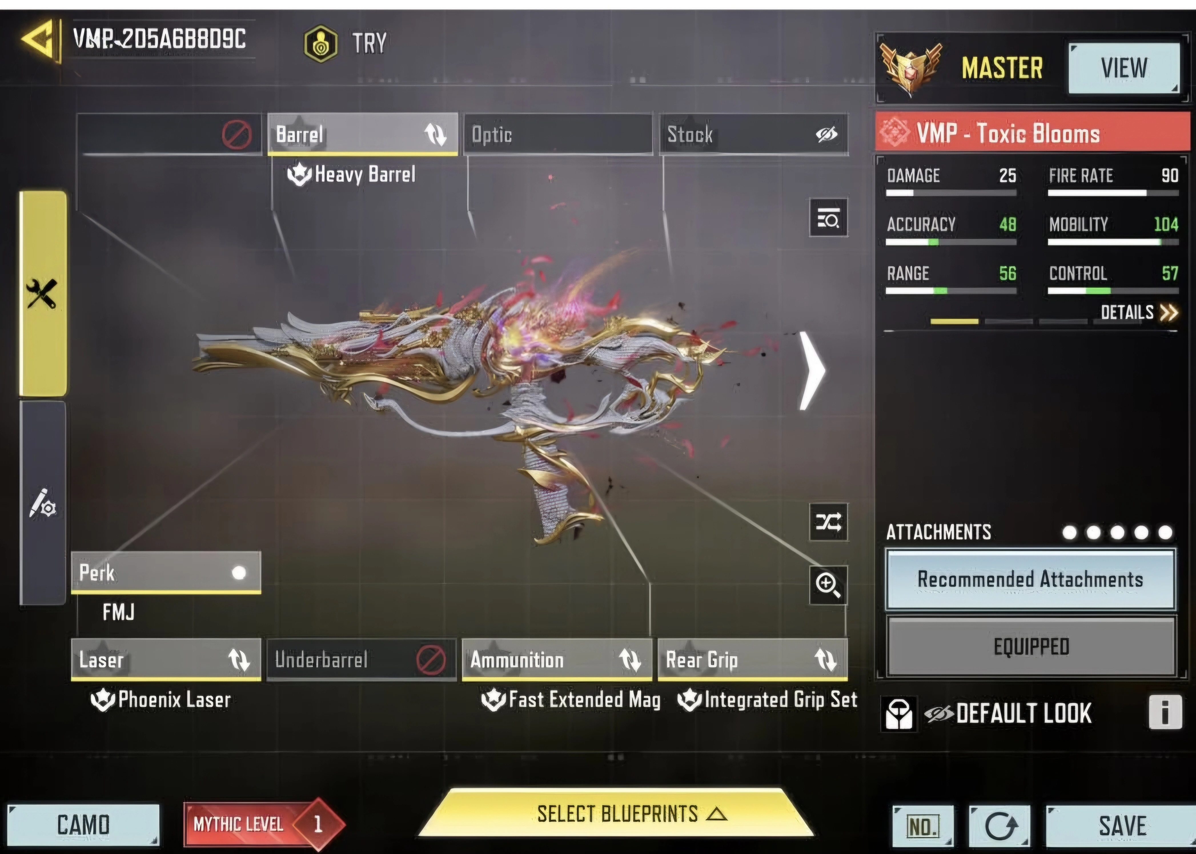 اتچمنت VMP برای مولتی‌پلیر کالاف دیوتی موبایل