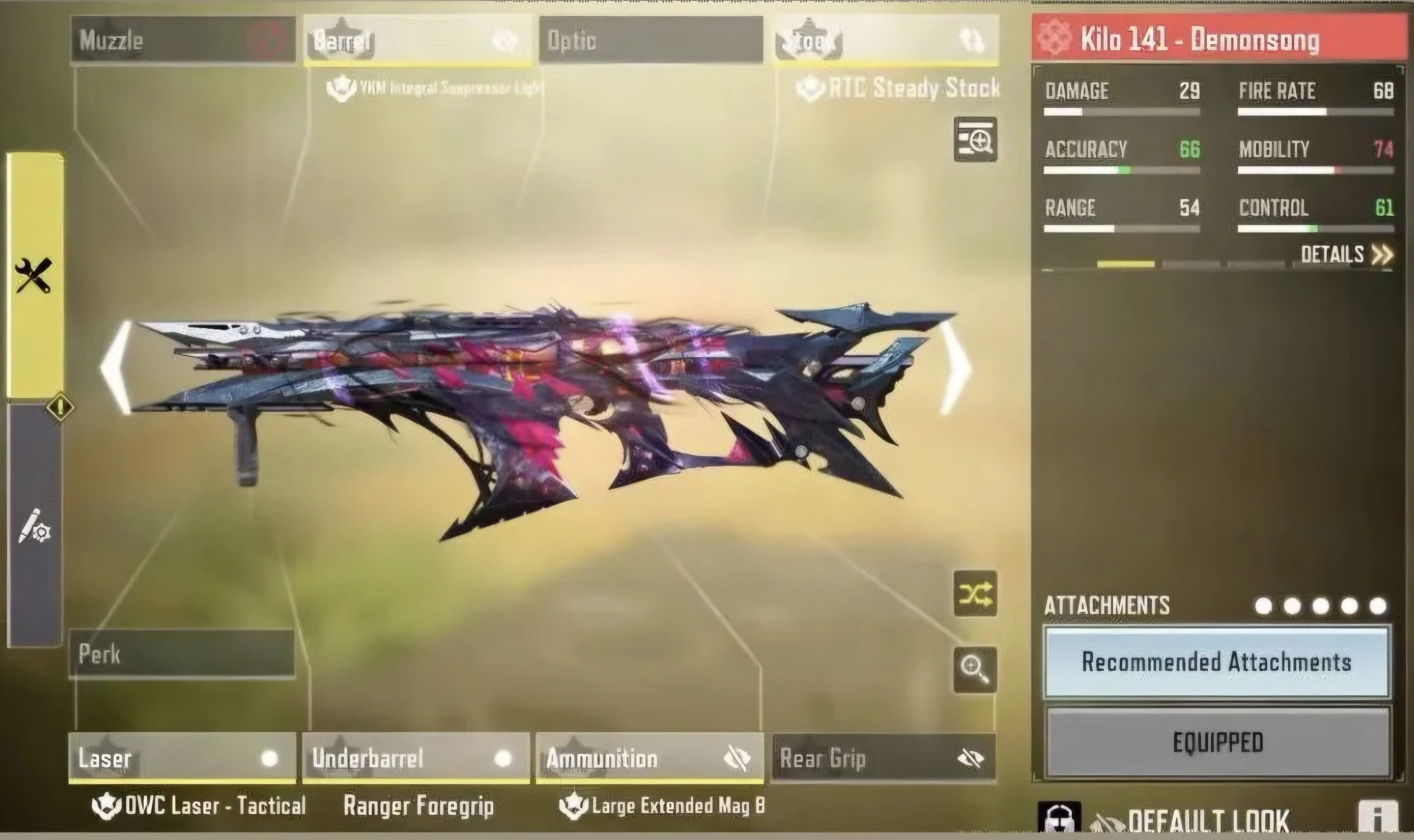 بهترین اتچمنت Kilo 141 برای بتل‌پلیر (Meta Loadout)