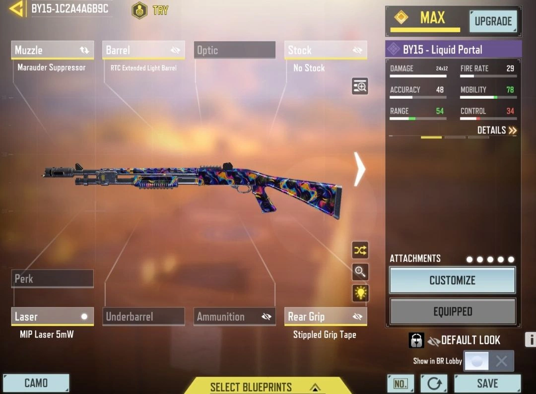 بهترین اتچمنت BY15 برای بتل رویال (Meta BR Build)